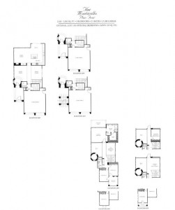 San Elijo Hills Homes for sale in Calistoga plan 4 floorplan, 2,243-2,382sf, 3beds, 2 and a half baths