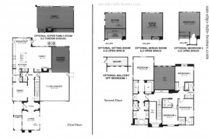 San Elijo Hills Homes for sale in Crestview Plan 1 Floorplan 2,485-2,888sf, 5beds, 2 and a half baths