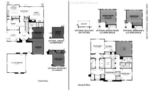 San Elijo Hills Homes for sale in Crestview Plan 3 floorplan 2,646-2,871sf, 6beds, 3baths