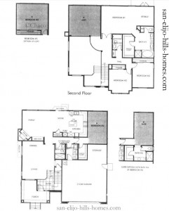 San Elijo Hills Homes for sale in Promontory Ridge Plan 2 Floorplan, 2,889sf, 4bed, 3bath