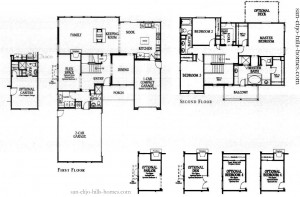 San Elijo Hills Homes for sale in Woodleys Glen Plan 1 Floorplan 2,332sf, 3beds, 2.5baths