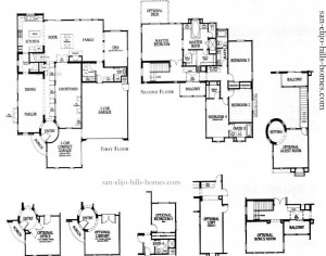 San Elijo Hills Homes for sale in Woodlys Glen Plan 3 Floorplan 2,569-2,611sf, 4beds, 3.5baths